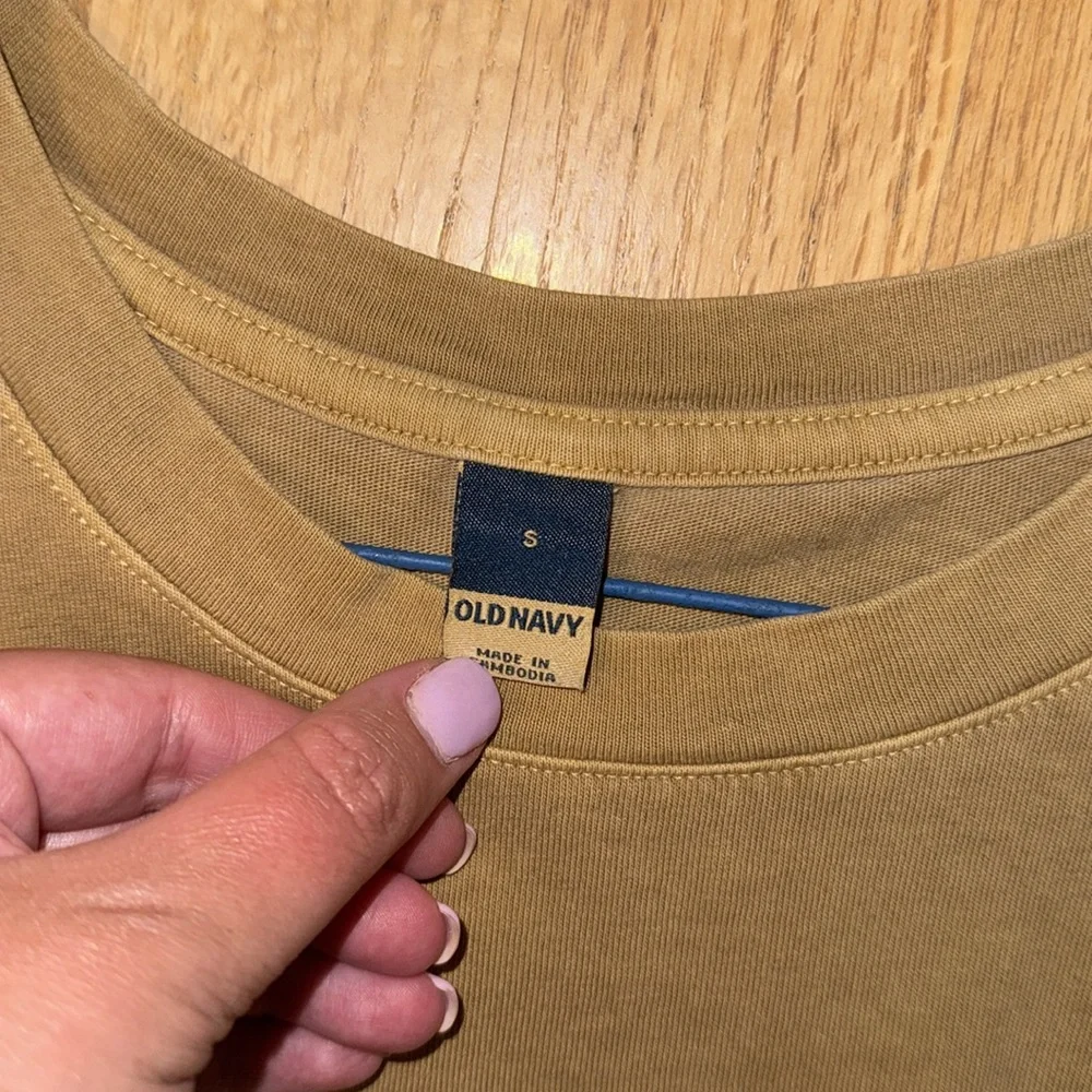 Old Navy Mustard Sleeveless dress - Picture 3 of 3